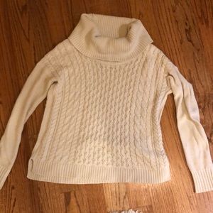 Knit turtleneck sweater